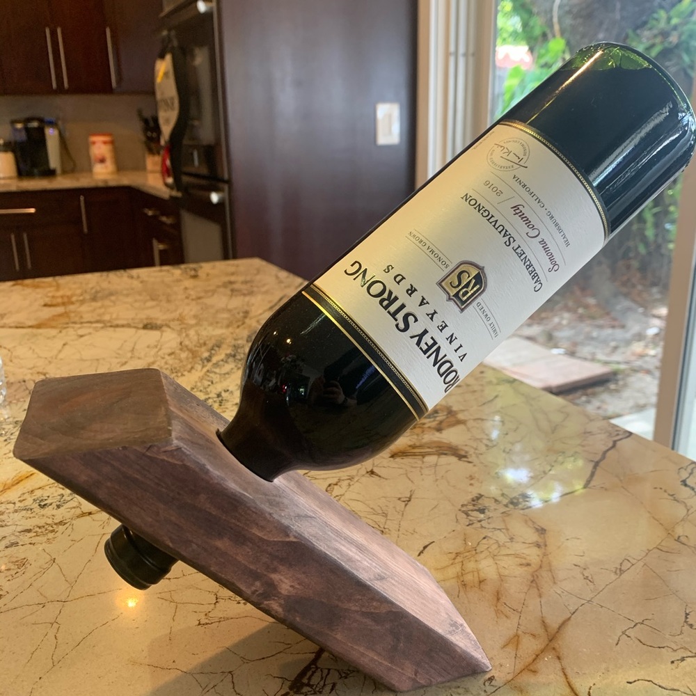 Wood Wine Bottle Holder